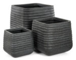 Kvetináč G21 Lava Cube 38 x 38 x 37 – Obrázok 3