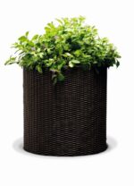 Kvetináč Keter Cylinder M Brown – Obrázok 2