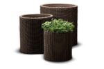 Kvetináč Keter Cylinder M Brown – Obrázok 3