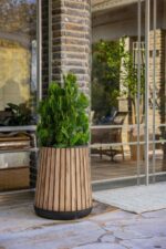 Kvetináč Keter Deco Conic walnut – Obrázok 3