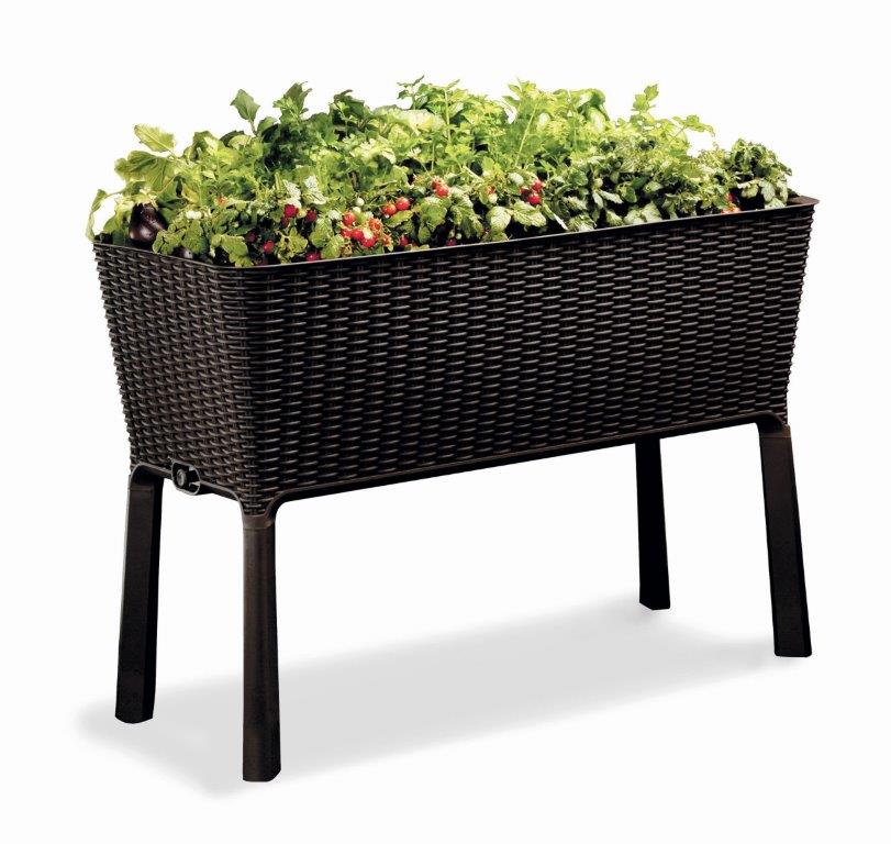 Kvetinac-Keter-Easy-Grow-whiskey-hneda Kvetináč Keter Easy Grow whiskey hnedá – Obrázok 1