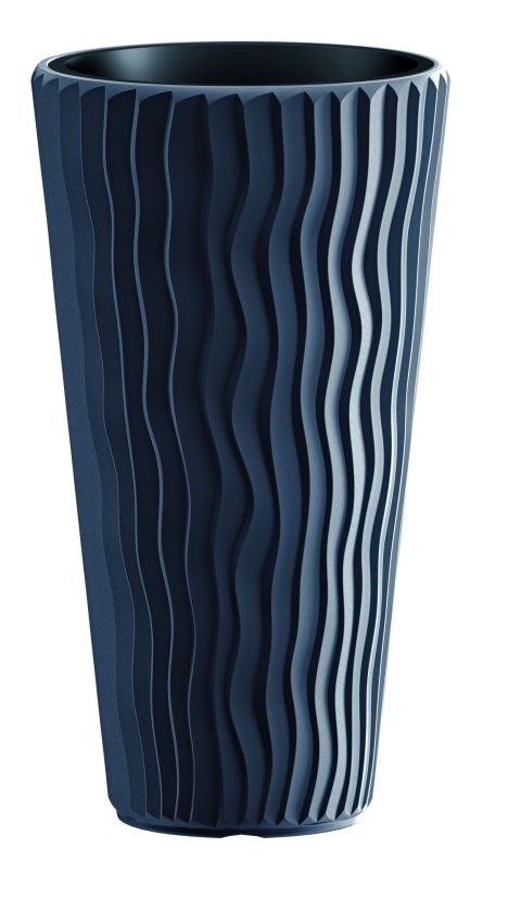 Kvetinac-Prosperplast-SANDY-SLIM-antracit-297-cm Kvetináč Prosperplast SANDY SLIM antracit 29,7 cm – Obrázok 1