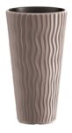 Kvetináč Prosperplast SANDY SLIM mocca 34,9 cm