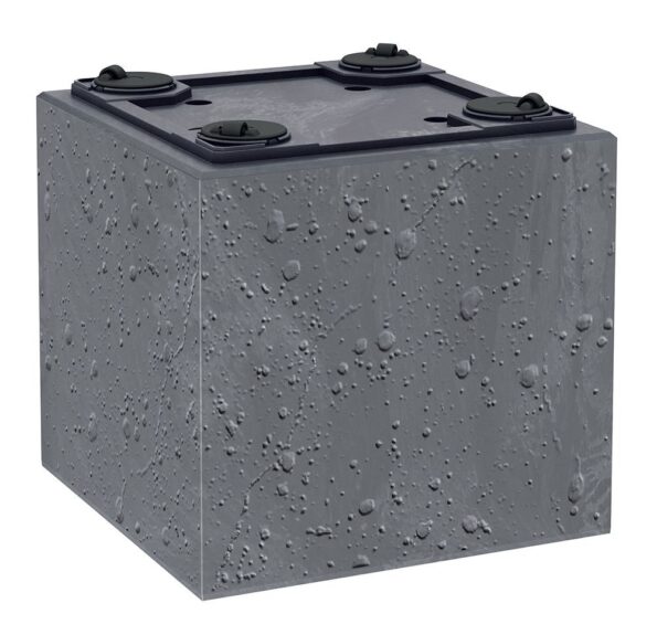 Kvetináč Prosperplast SIERRA CASE beton effect 57,7 cm šedý – Obrázok 3