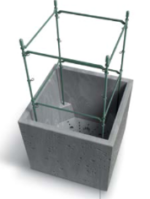 Kvetináč Prosperplast SIERRA CASE beton effect 57,7 cm šedý – Obrázok 5