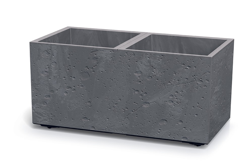 Kvetinac-Prosperplast-SIERRA-CASE-beton-effect-77-cm-sedy Kvetináč Prosperplast SIERRA CASE beton effect 77 cm šedý – Obrázok 1