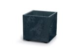 Kvetináč Prosperplast SIERRA SQUARE beton effect 38,5 cm antracit