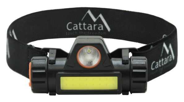 LED čelovka Cattara 120lm nabíjacia – Obrázok 2