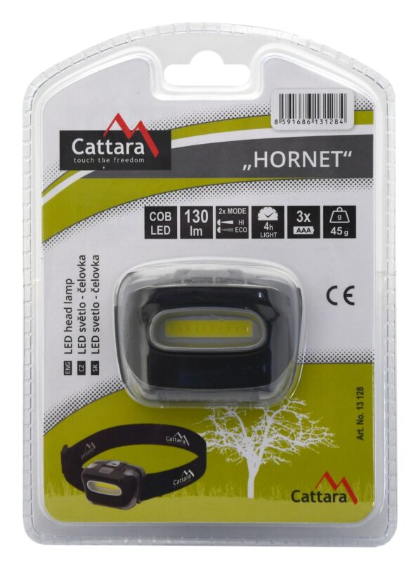 LED čelovka Cattara HORNET 130lm – Obrázok 6