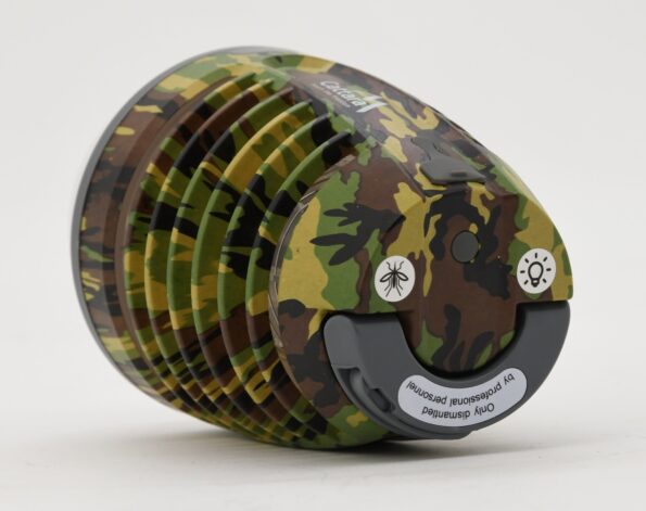LED svetlo Cattara PEAR ARMY nabíjací + lapač hmyzu – Obrázok 4