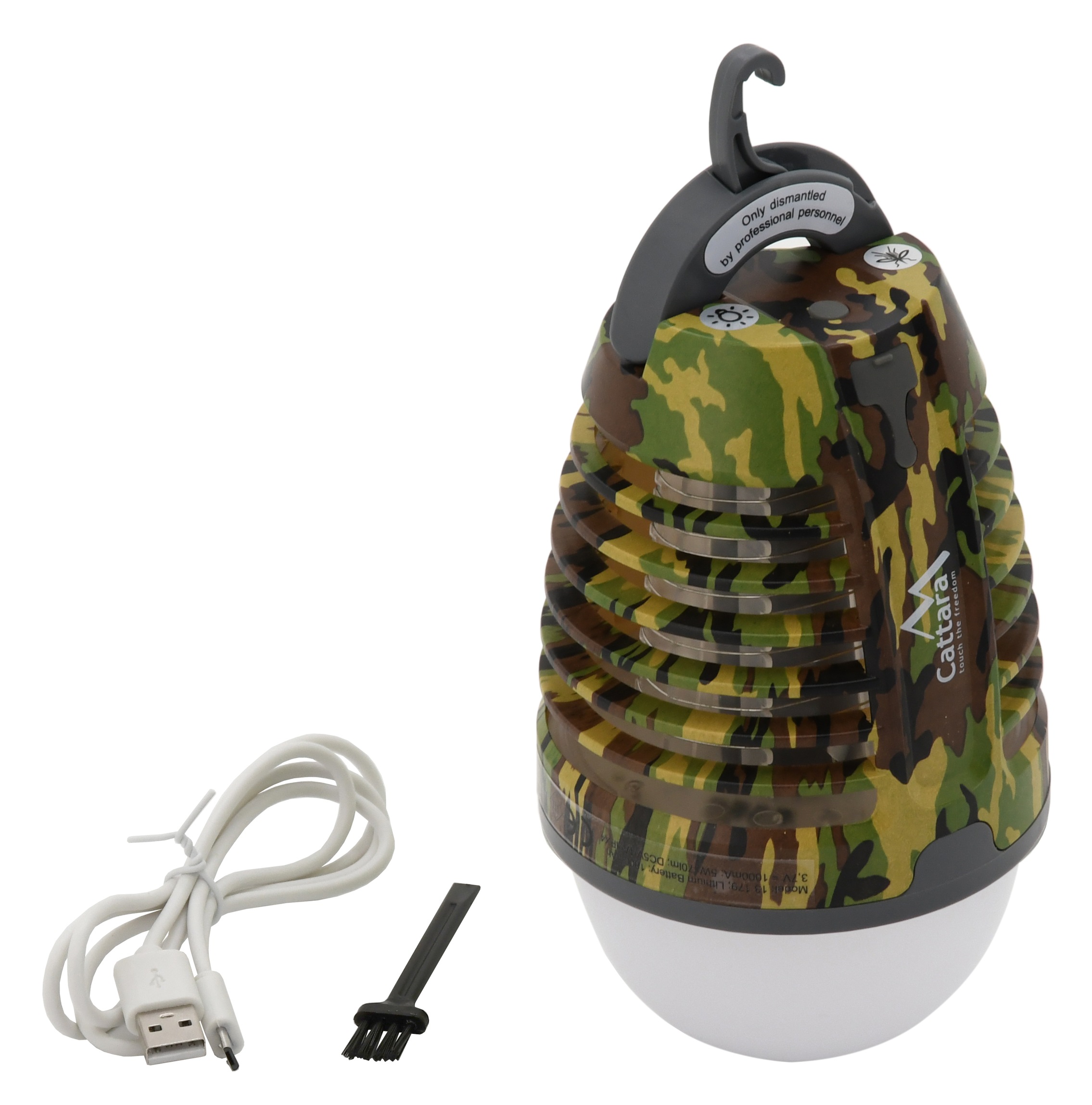 LED-svetlo-Cattara-PEAR-ARMY-nabijaci-lapac-hmyzu LED svetlo Cattara PEAR ARMY nabíjací + lapač hmyzu – Obrázok 1