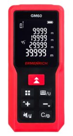 Laserový diaľkomer Ermenrich Reel GM60 - vzdialenosť, uhol, plocha, objem – Obrázok 3