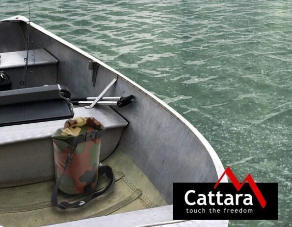 Lodný vak Cattara DRY BAG 10 L maskáčový – Obrázok 5