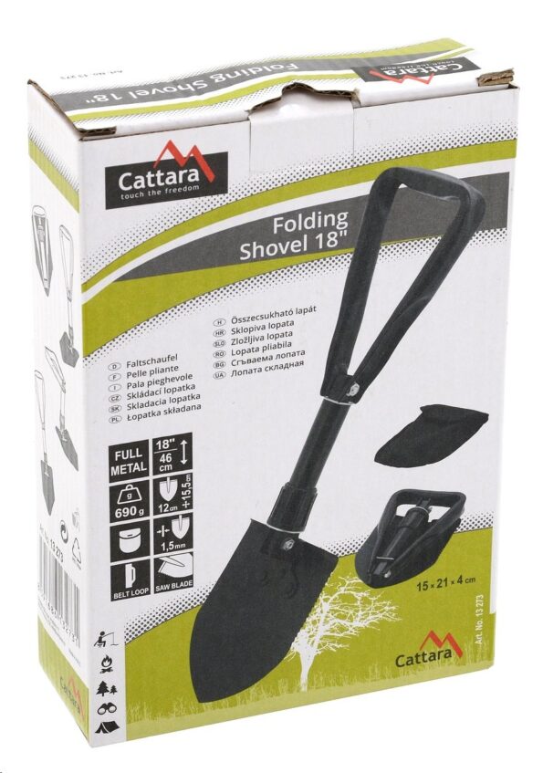Lopatka Cattara 13273 skladacia kovová 46 cm – Obrázok 6