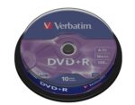 Médium Verbatim DVD+R 4,7GB 16x 10-cake