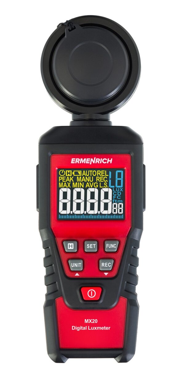 Merač Ermenrich Seek MX20 - digitálny luxmeter – Obrázok 3