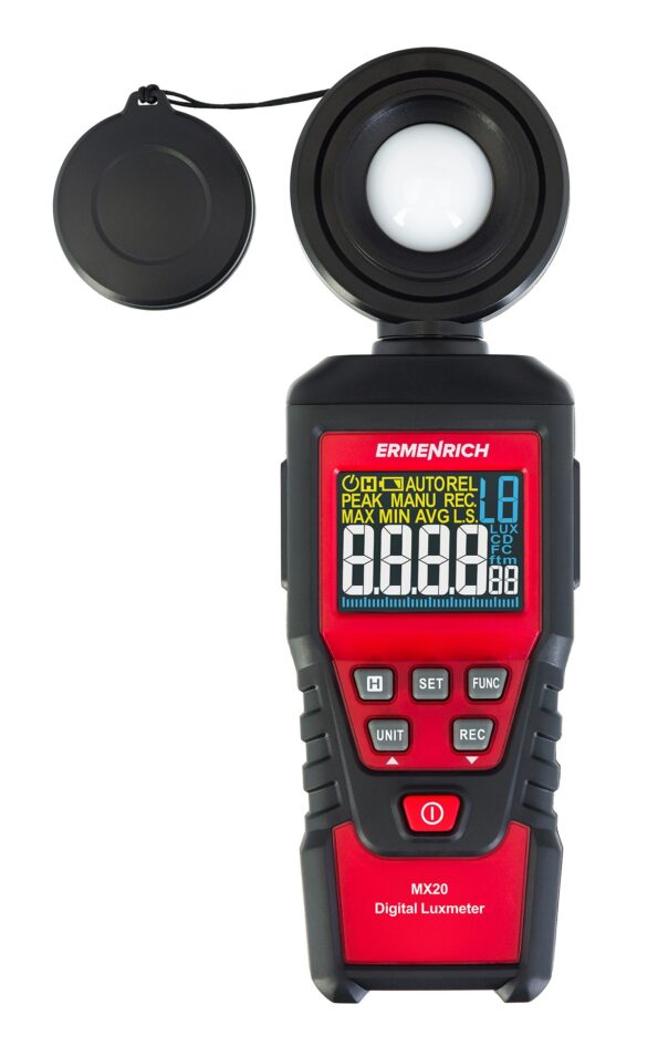 Merač Ermenrich Seek MX20 - digitálny luxmeter – Obrázok 4