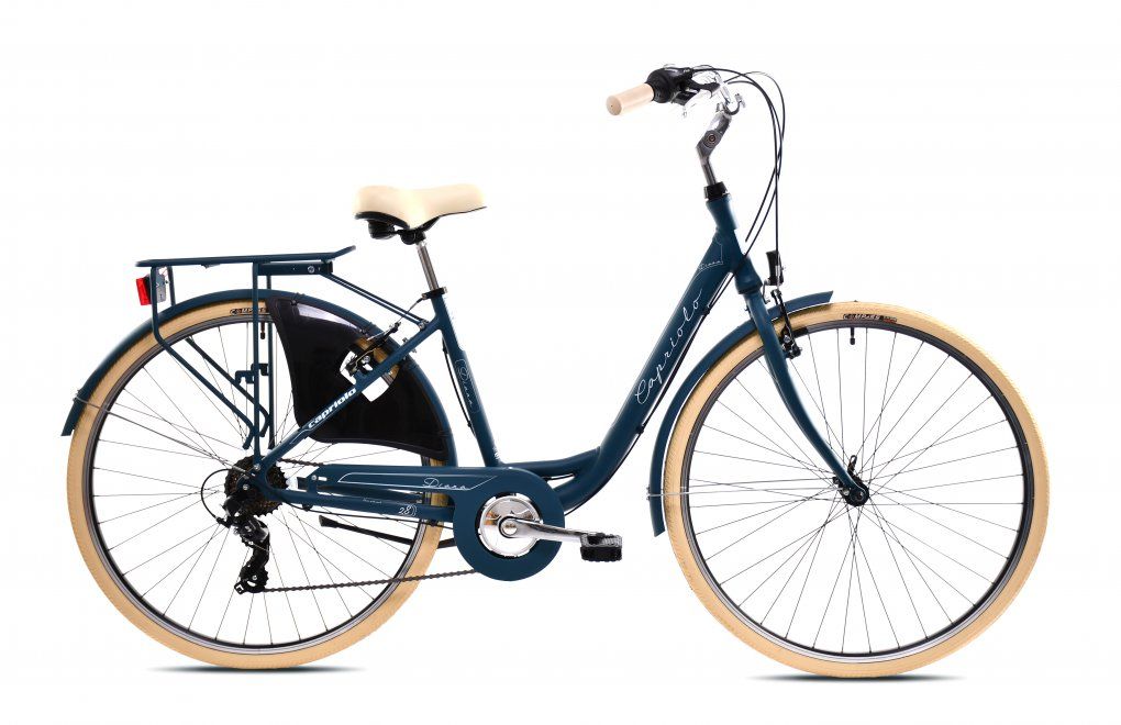 Mestsky-bicykel-Capriolo-Diana-2818-modra-matna Mestský bicykel Capriolo Diana 28"/18 modrá matná – Obrázok 1