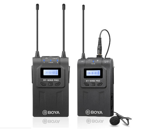 Mikrofon-BOYA-BY-WM8-PRO-K1-klopovy-bezdratovy Mikrofón BOYA BY-WM8 PRO-K1 klopový, bezdrátový – Obrázok 1