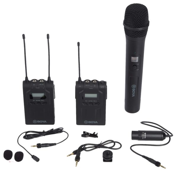 Mikrofón BOYA BY-WM8 PRO-K4 ruční, bezdrátový set – Obrázok 4