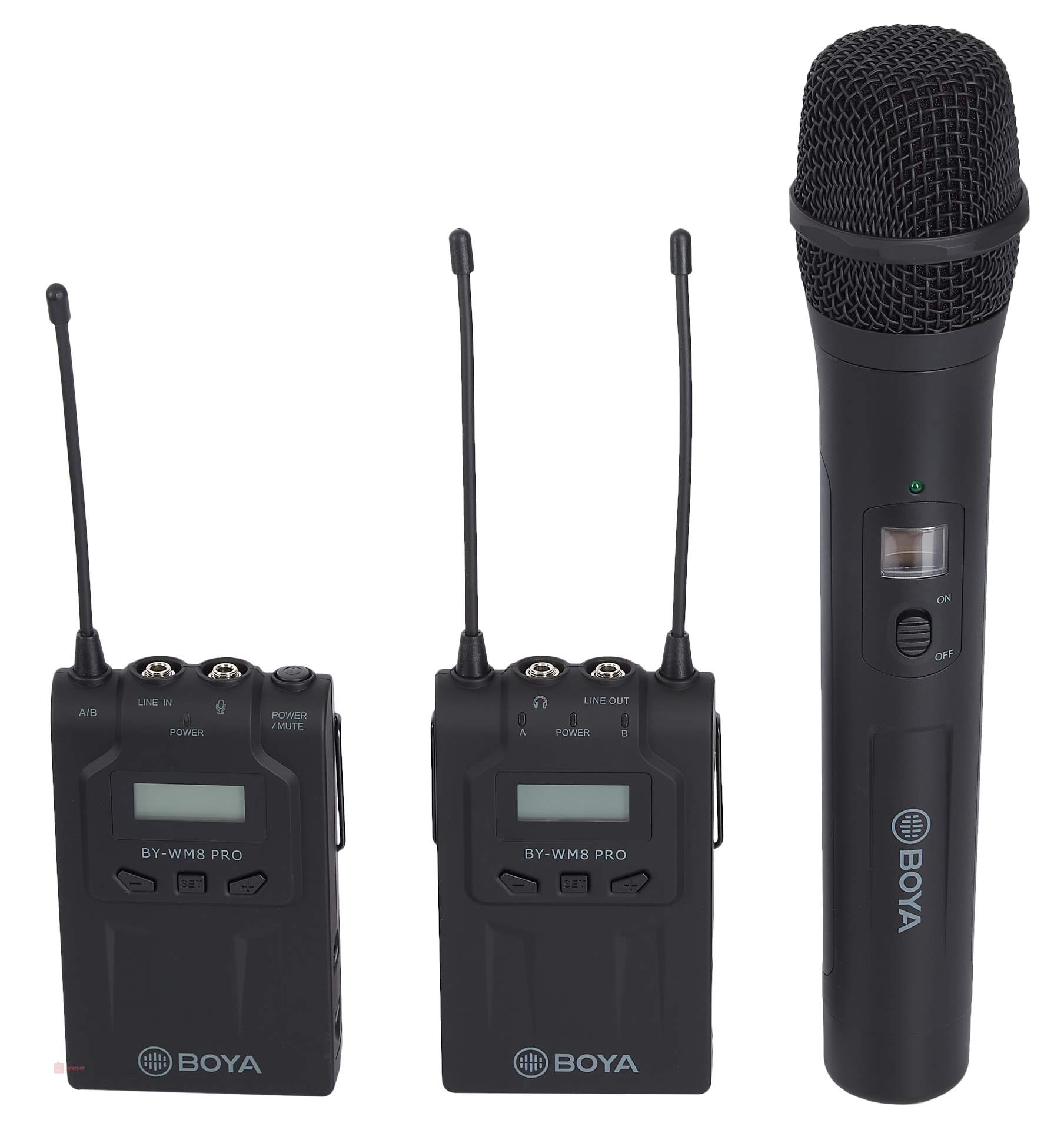 Mikrofon-BOYA-BY-WM8-PRO-K4-rucni-bezdratovy-set Mikrofón BOYA BY-WM8 PRO-K4 ruční, bezdrátový set – Obrázok 1