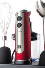 Mixér G21 VitalStick 800 W, Red/Black – Obrázok 3