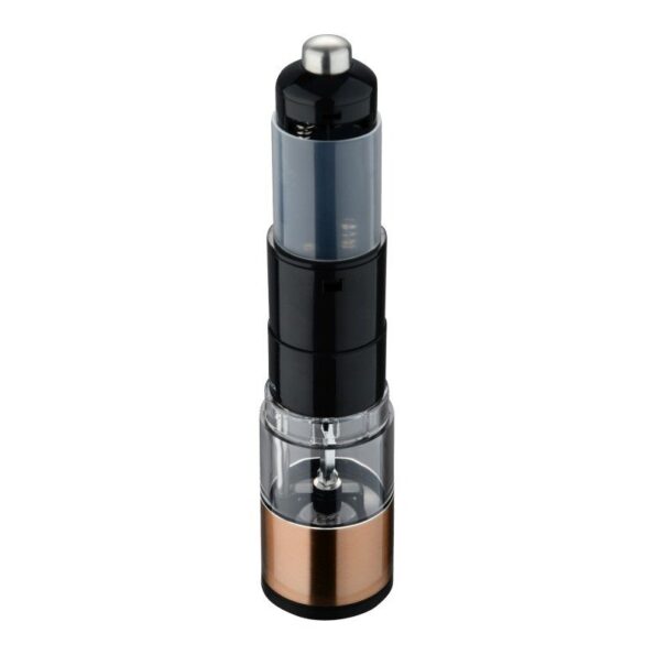 Mlynček BERGNER na soľ a korenie elektrický 22 cm Copper – Obrázok 2