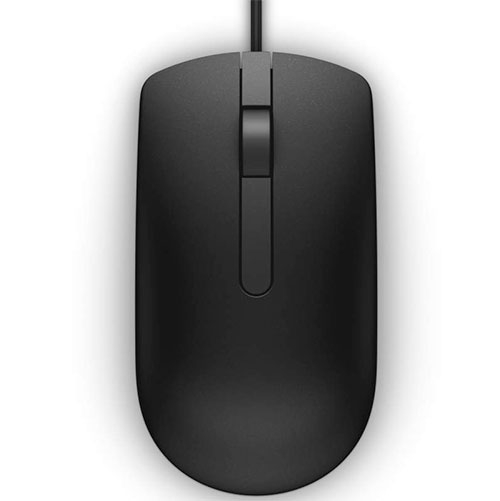 Mys-Dell-MS116-opticka-2-tlacitka-rolovaci-USB-cerna Myš Dell MS116 / optická/ 2 tlačítka + rolovací/ USB/ černá – Obrázok 1