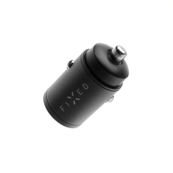 Nabíjačka FIXED s 2xUSB-C výstupom v miniatúrnom prevedení, podpora PD, 30W, čierna – Obrázok 3