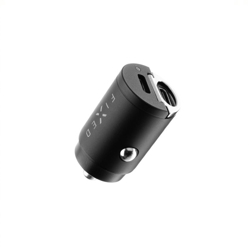 Nabijacka-FIXED-s-2xUSB-C-vystupom-v-miniaturnom-prevedeni-podpora-PD-30W-cierna Nabíjačka FIXED s 2xUSB-C výstupom v miniatúrnom prevedení, podpora PD, 30W, čierna – Obrázok 1