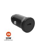 Nabíjačka FIXED s USB-C výstupom a podporou PD, 20W, čierna