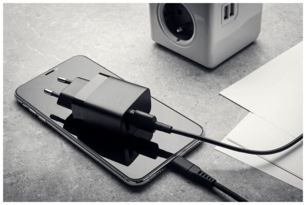 Nabíjačka FIXED sieťová s 2xUSB výstupom, 17W Smart Rapid Charge, čierna – Obrázok 7