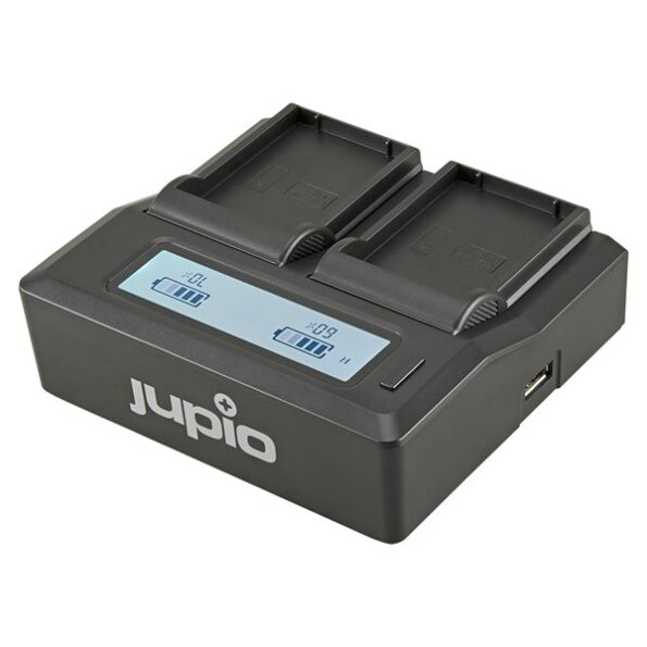 Nabíjačka Jupio duálna pre Olympus BLX-1 – Obrázok 3