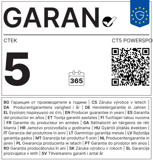 Nabíjačka autobatérií CTEK CT5 Powersport 12 V, 2,3  A – Obrázok 11
