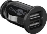 Napájací adaptér 12V na 2x USB 2,1A černý