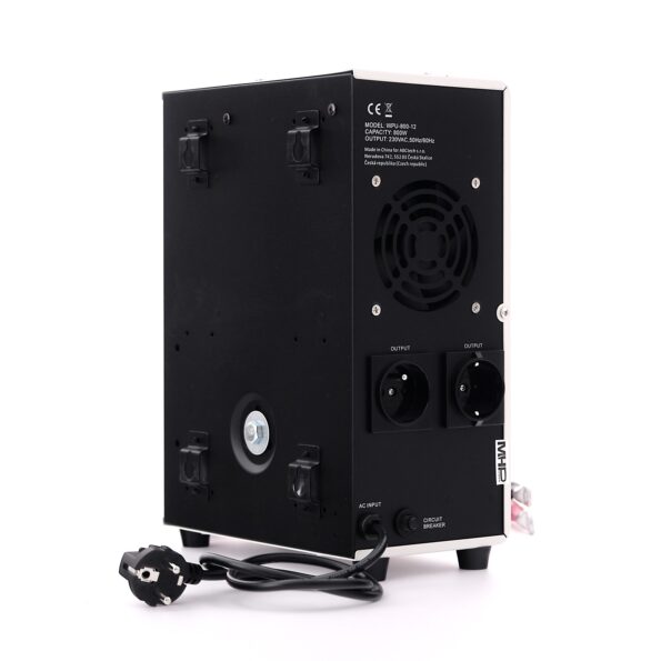Napäťový menič MHPower WPU-1050-12 UPS, 1050W, čistý sínus, 12V – Obrázok 4