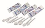 Nôž Cleanex Trade plastový biely 17 cm, 12 ks