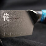 Nôž Dellinger Santoku Blue 170 mm Resin Future – Obrázok 2
