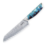 Nôž Dellinger Santoku Blue 170 mm Resin Future