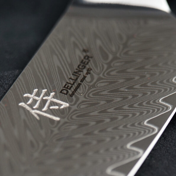 Nôž Dellinger Santoku Blue 170 mm Resin Future – Obrázok 5