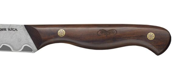 Nôž Dellinger okrajovací 120 mm Kita - North Damascus – Obrázok 3