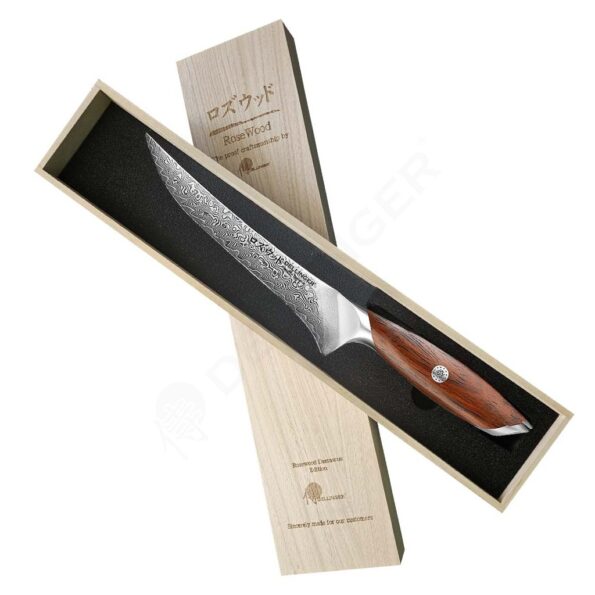 Nôž Dellinger vykosťovací Boning 190 mm Rose Wood Damascus® – Obrázok 2
