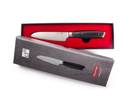 Nôž G21 Gourmet Damascus 13 cm, Santoku – Obrázok 3