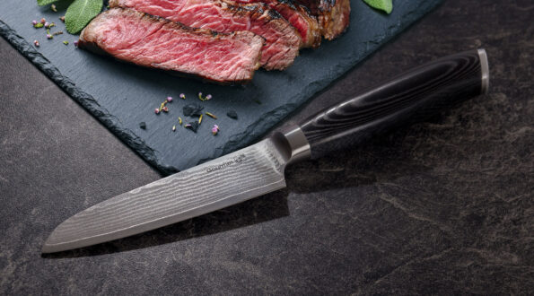 Nôž G21 Gourmet Damascus 13 cm, Santoku – Obrázok 5