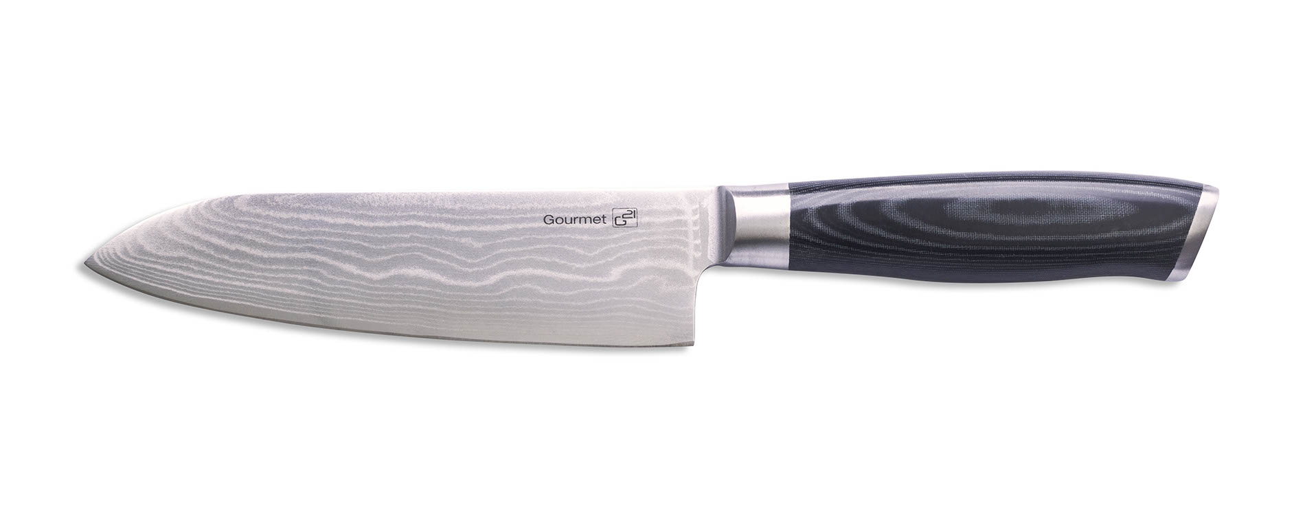 Noz-G21-Gourmet-Damascus-17-cm-Santoku Nôž G21 Gourmet Damascus 17 cm, Santoku – Obrázok 1