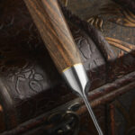 Nôž SOK kuchyňský Chef/Gyuto 152 mm Cocobolo White Damascus – Obrázok 5