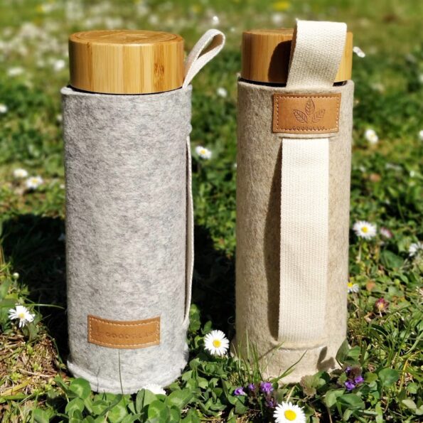 Obal GoodGlass 350 ml malý, svetlo sivý – Obrázok 7