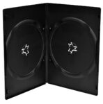 Obal na 2 DVD 7mm černý - karton 100 ks