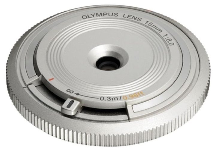 Objektiv-Olympus-BCL-1580-silver Objektív Olympus BCL-1580 silver – Obrázok 1