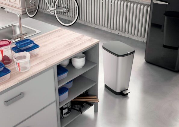 Odpadkový kôš Curver Chic Bin M Steel – Obrázok 4
